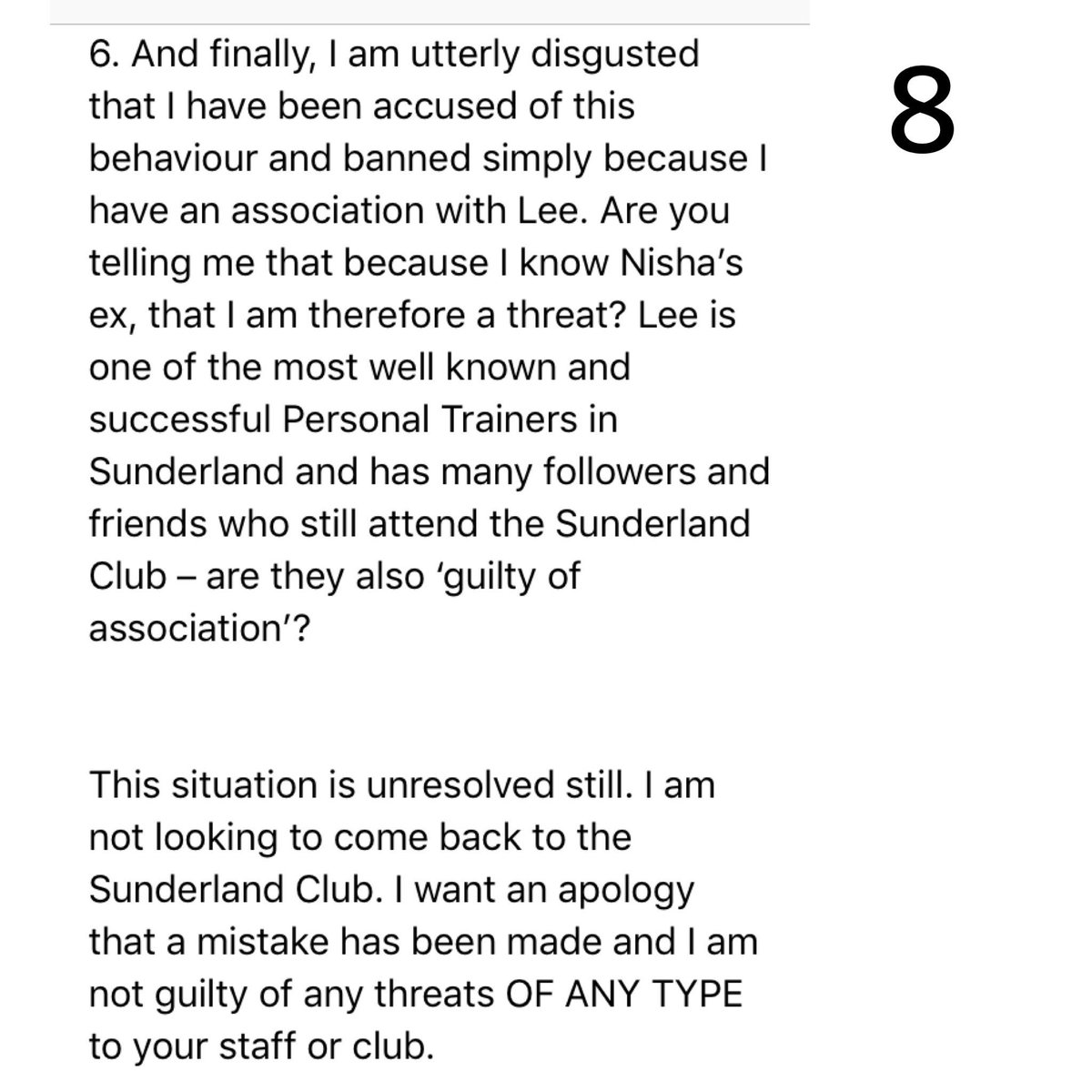 AxemanT4's tweet photo. @1034sunfmradio @Xercise4Less @CitizensAdvice part 2/2 of an email trail sent to Senior Regional and head office regarding my friend who has been banned for a false allegation from staff for threatening behaviour.  They are doing nothing about it. https://t.co/IRzKIxeclv