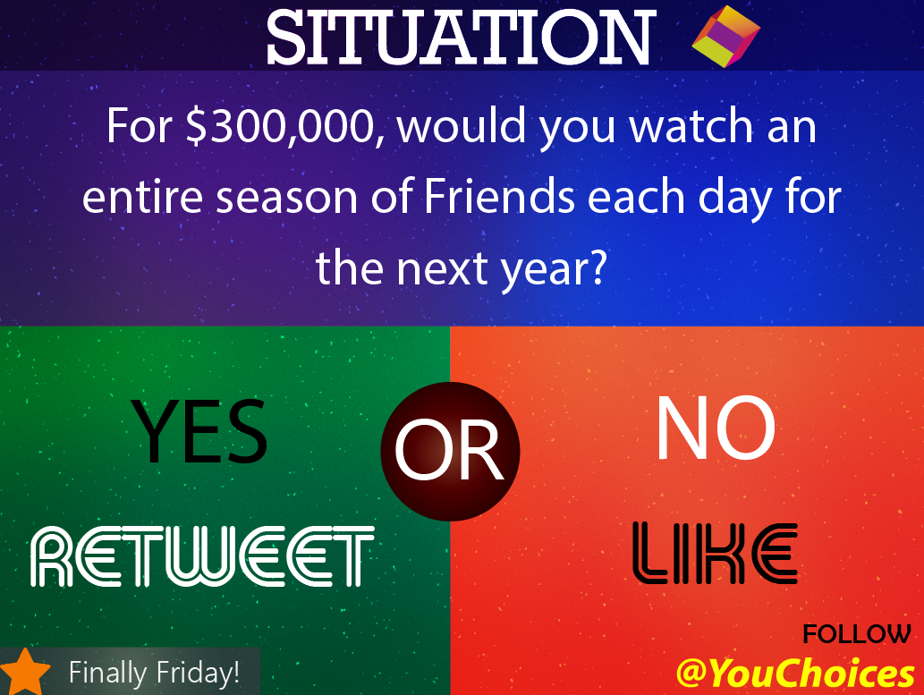 YouChoices's tweet photo. Would you? https://t.co/f5VkcPQXRL