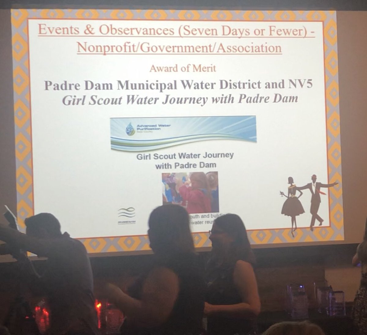 GabrielaDow's tweet photo. And another win with the amazing @PadreDam @EastCountyAWP @NV5_inc public outreach team! @PRSA #MadForPR #CAwater 🏆 💧 ♻️ 👏🏼 https://t.co/00aHhjkwRv