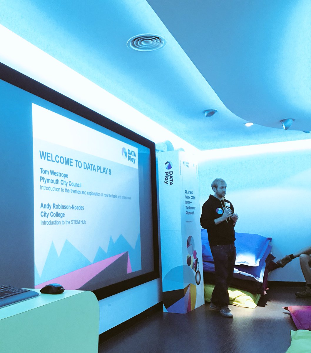 Introductions are underway for #DATAPlay 9 @cityplym! Great day ahead for #opendata from <a href="/plymccplanning/">PCC Planning</a>.