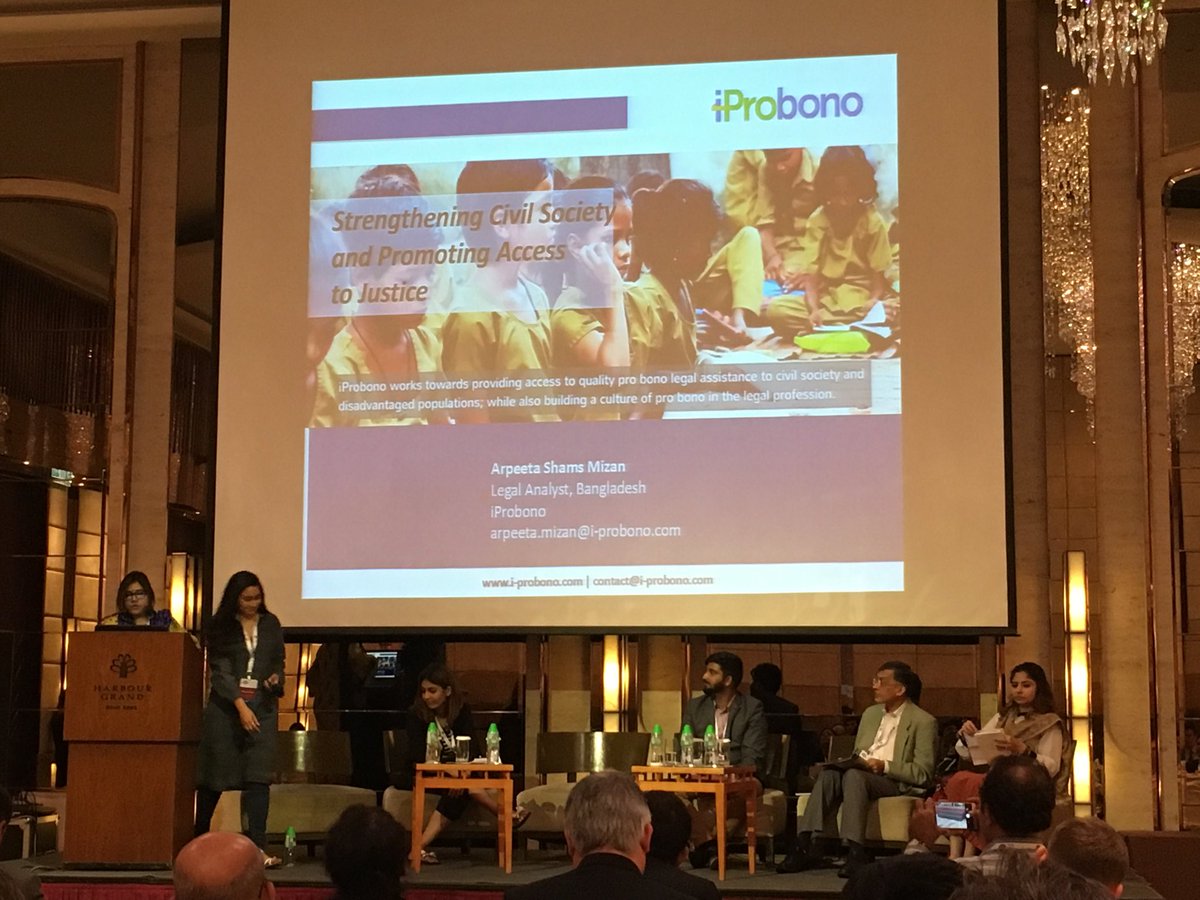 Laiglo's tweet photo. Great to hear about prison paralegal programmes in parts of #Pakistan, where majority of people held in prisons are awaiting trial and yet to be convicted. Panel on South Asia #APBC2018 @asiaprobono https://t.co/8T0RnSkqZI