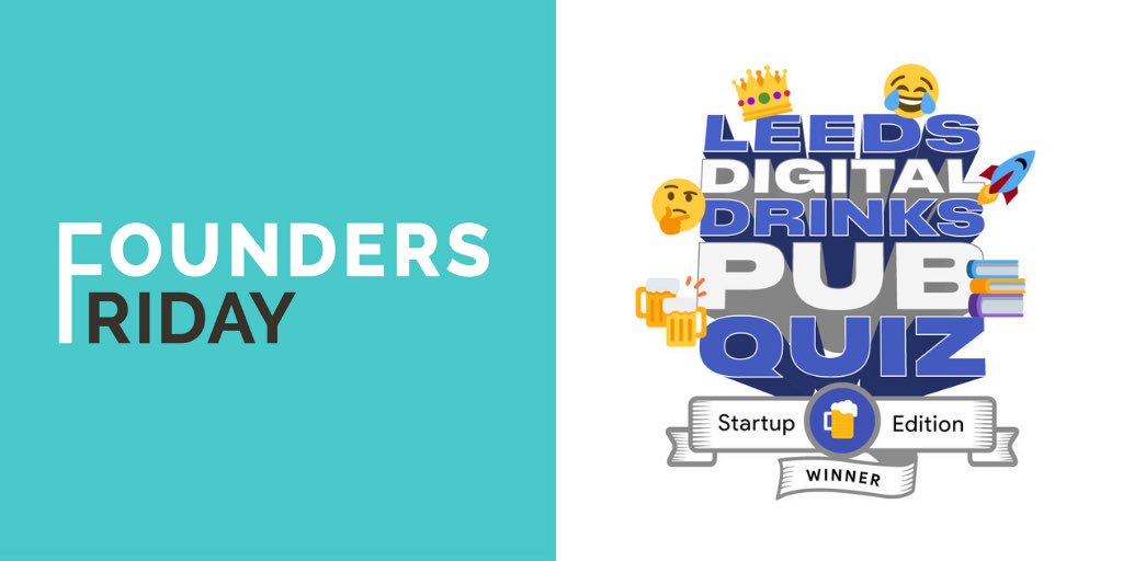 leedsdigidrinks's tweet photo. Good morning Leeds! 🌤

We've got that #FridayFeeling going on because today we're bringing you the UK's only #startupQuiz for charity!

We'll be posting updates and #startupTrivia all day leading up to the event!

Have some great facts about local #entrepreneurs? Share it below! https://t.co/F151CmWJpl