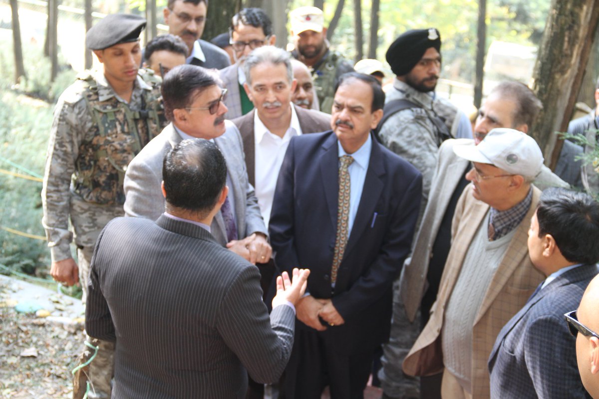 Advisor to Hon'ble Governor,K Vijay Kumar on Thursday inaugurated‘Chinar Conservation Project’at Kralsangari forest nursery.