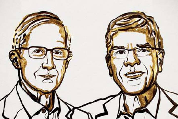 Esade's tweet photo. William D. Nordhaus y Paul M. Romer: así son los dos economistas galardonados con el #Nobel2018. Hablamos de ellos con el #ESADEfaculty Xavier Mena en #Idearium de @CincoDiascom: https://t.co/YwdFt5IIGr https://t.co/xn1LK9K618