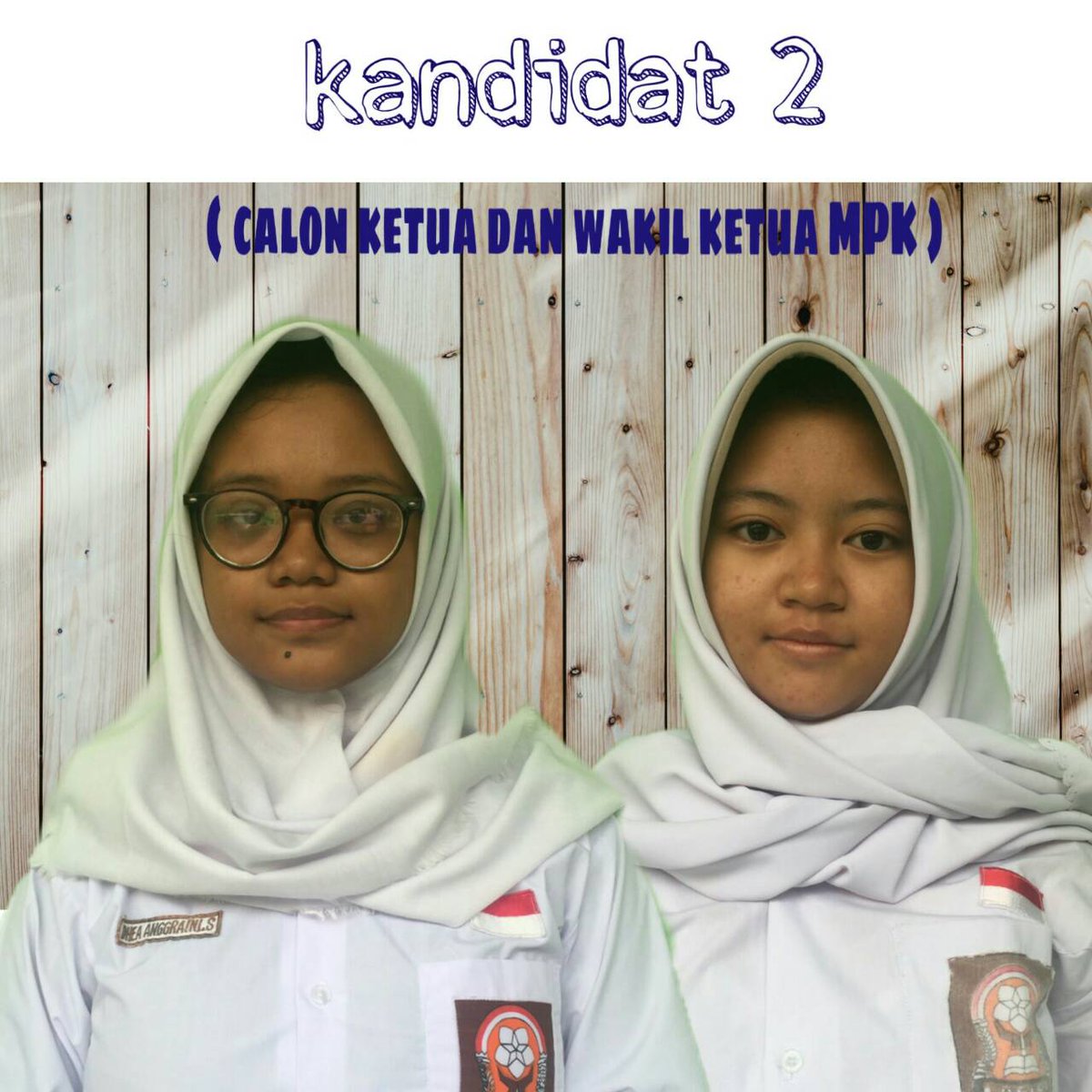 Samrel37's tweet photo. Selamat kepada kandidat MPK no.2 resmi menjadi bendahara MPK 1&amp;2 SMAN 37 TP 2018-2019 (Dhea A. XI IIS 3  &amp;  Bella R. XI MIA 3) 😊😊 https://t.co/SxekdEGFRj