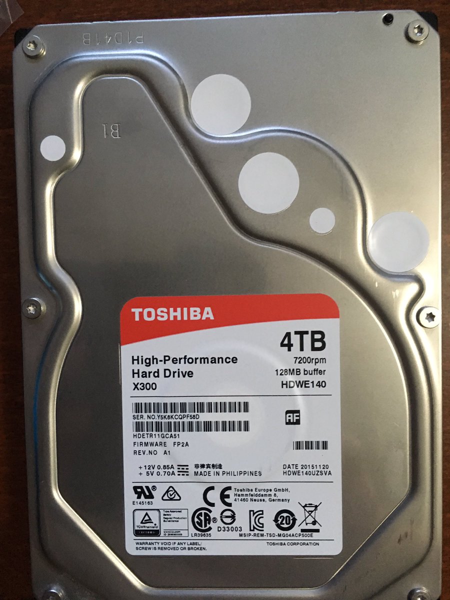 the_jongleur's tweet photo. So it begins..... let’s start getting these 4x4TB HDDs into my #MacPro2006 as part of #SoftRaid R5. DiskUtility recognises it. SoftRaid has accepted it and is rebuilding. (yes, R5 is backed up folks). https://t.co/K8WJmXFDQH
