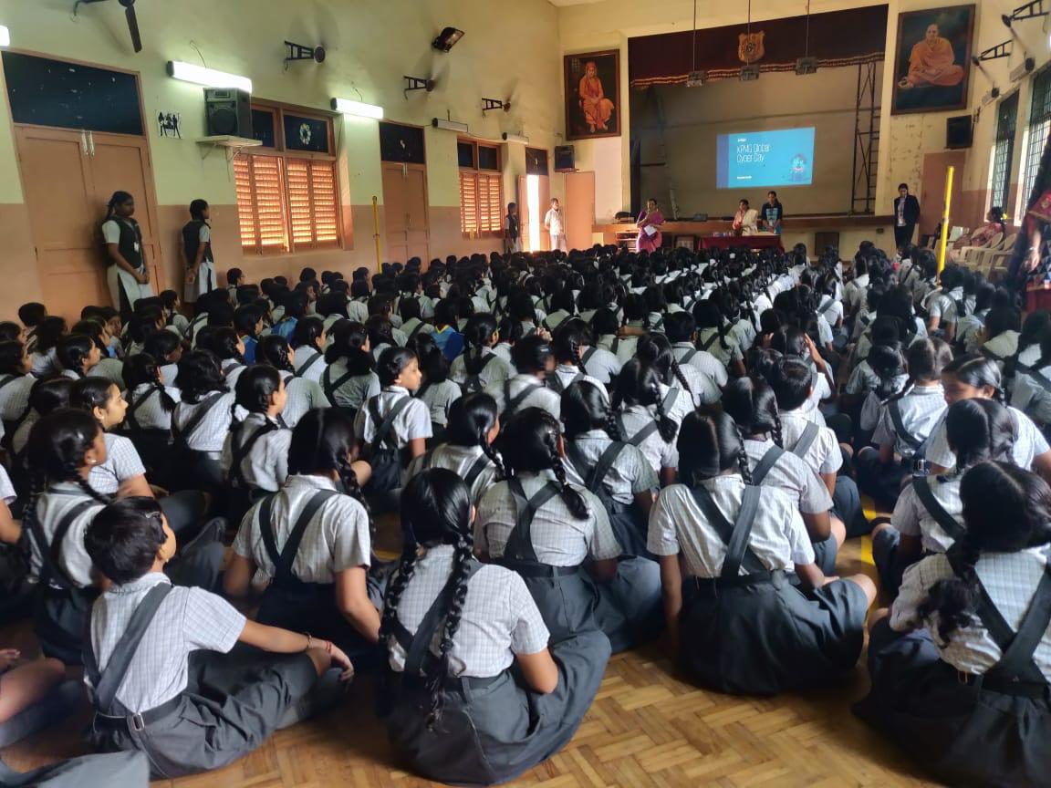 KPMGIndia's tweet photo. Today, as part of #CyberSecMonth, KPMG India cyber professionals are leading classroom discussions with students on #CyberRisk. Be #CyberSafe. https://t.co/abbyEqfMWx