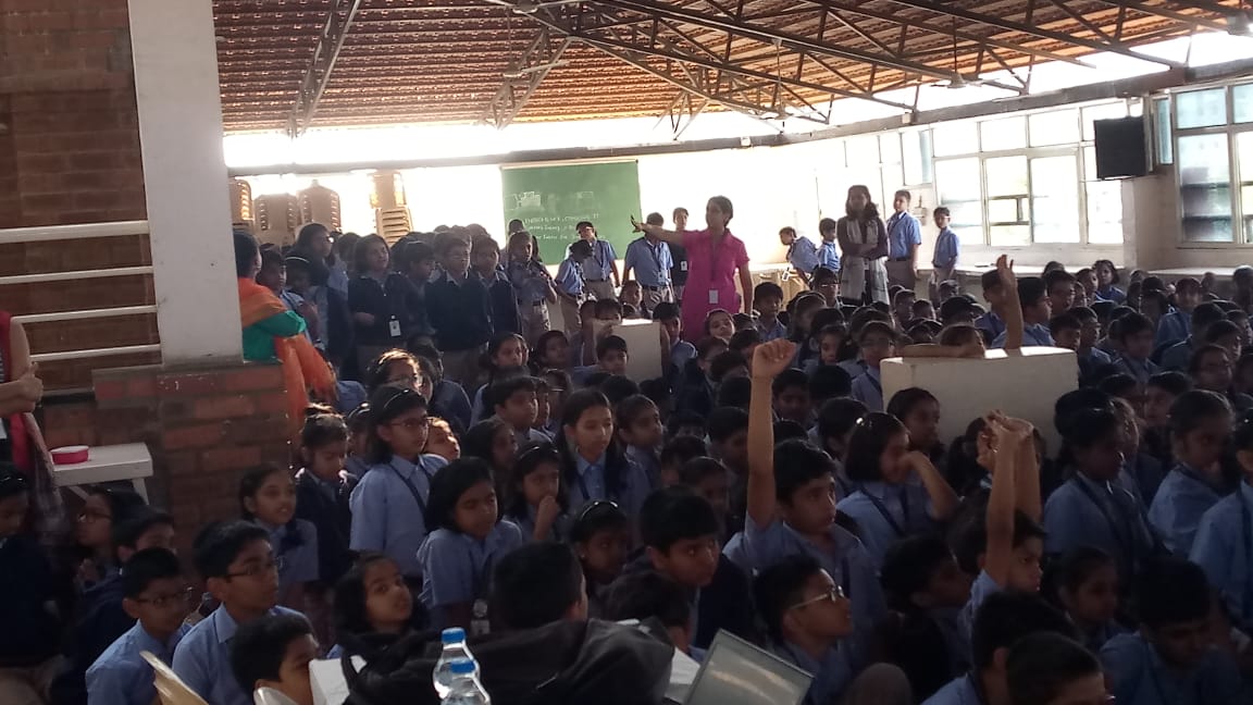 KPMGIndia's tweet photo. Today, as part of #CyberSecMonth, KPMG India cyber professionals are leading classroom discussions with students on #CyberRisk. Be #CyberSafe. https://t.co/abbyEqfMWx