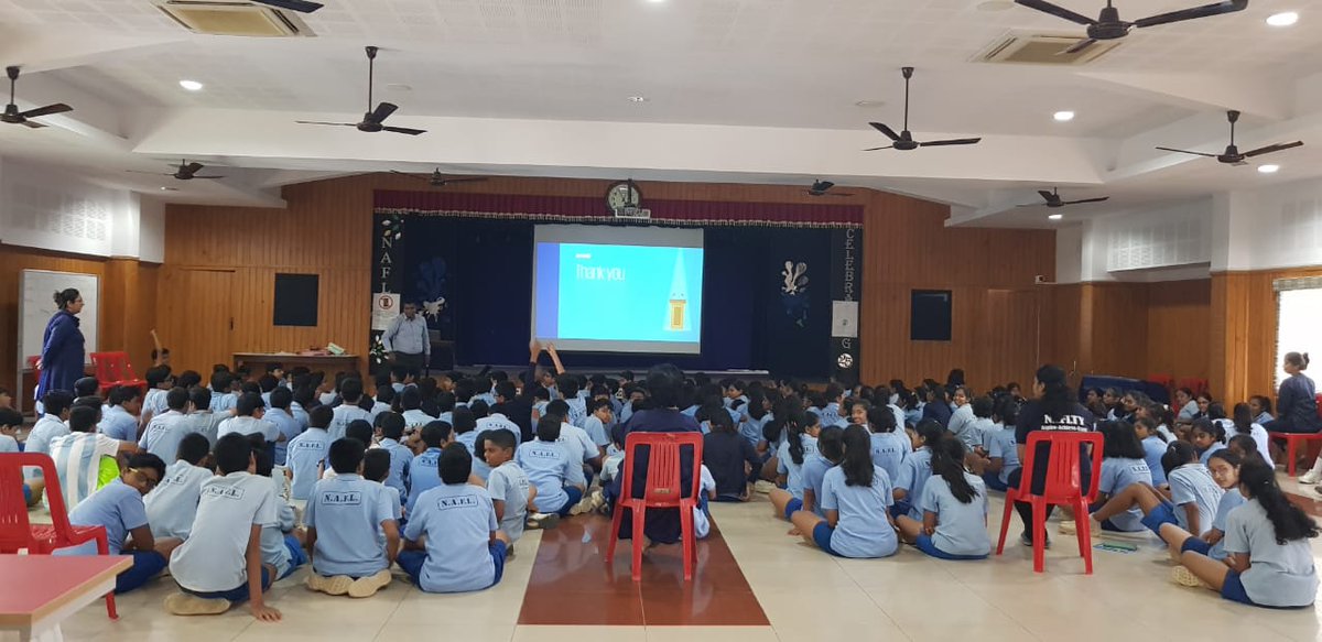 KPMGIndia's tweet photo. Today, as part of #CyberSecMonth, KPMG India cyber professionals are leading classroom discussions with students on #CyberRisk. Be #CyberSafe. https://t.co/abbyEqfMWx