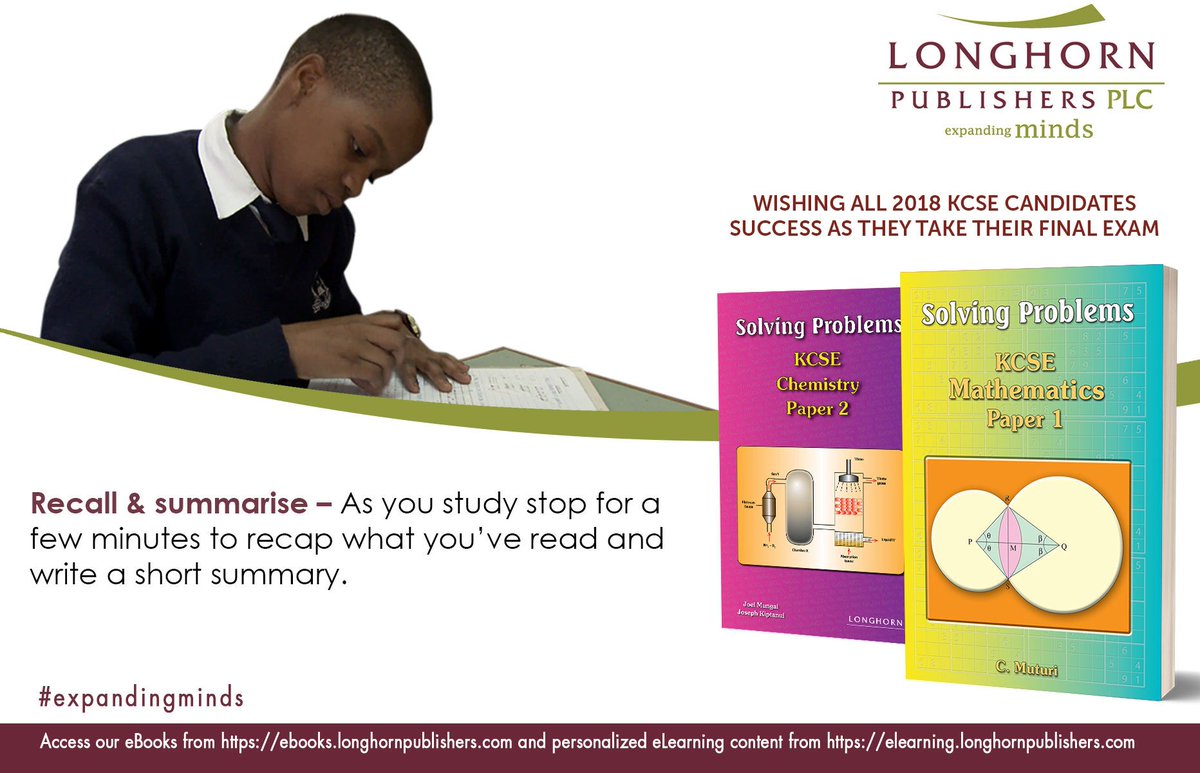 Have a copy of the Longhorn Solving Problems revision books to guide you. #expandingmindspic.twitter.com/MznyqzpsBH