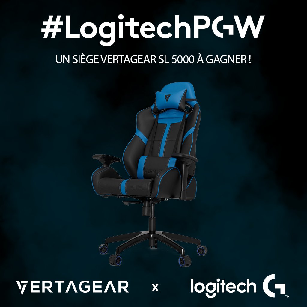 LogitechGFrance's tweet image. [Concours #LogitechPGW]
Pour fêter le début de la #PGW, on vous propose de remporter un siège SL 5000 de Vertagear ! 

Pour participer, RT + Follow @VertagearFR et @LogitechGFrance 💺
TAS 2.11.18