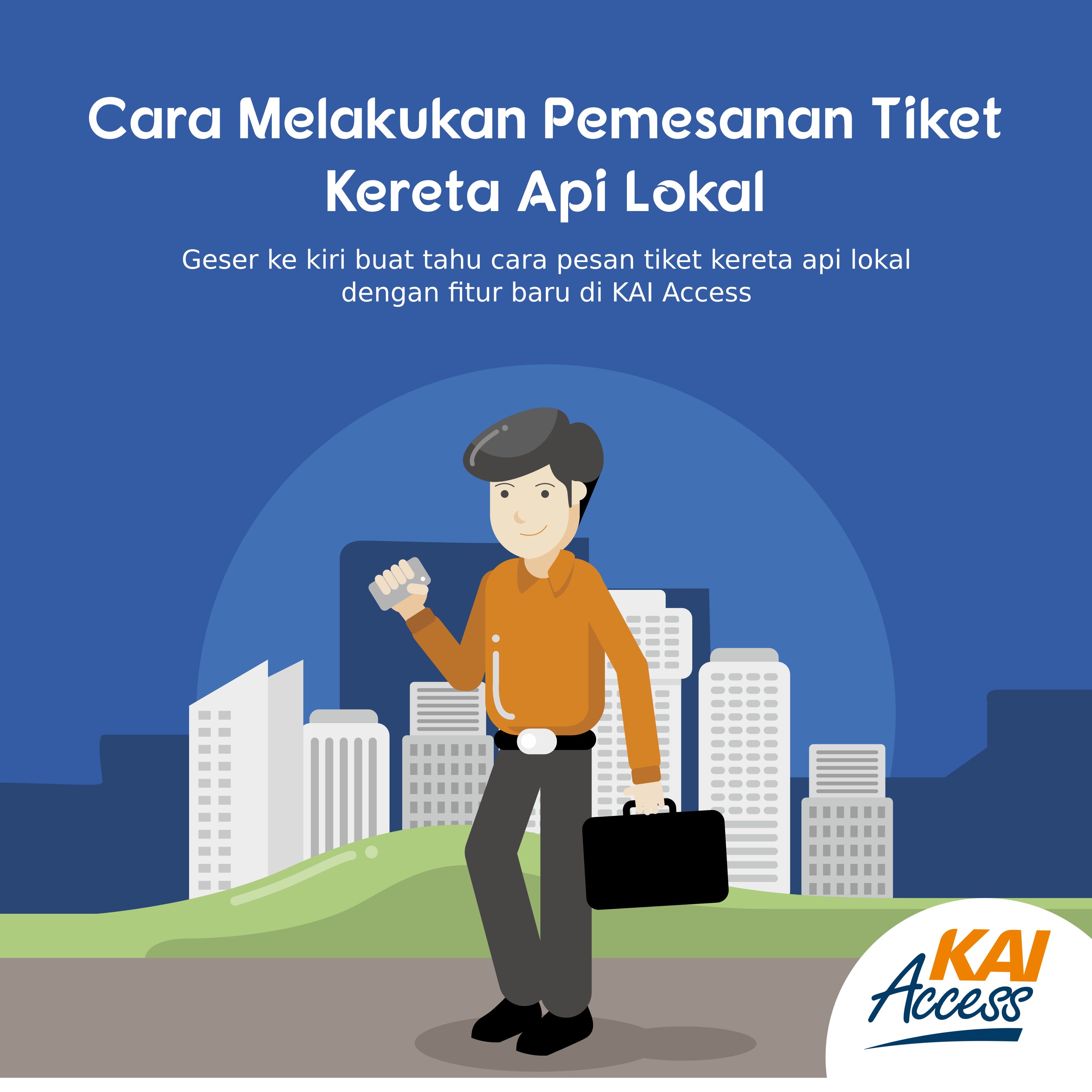 Cara pesan tiket kereta api lokal