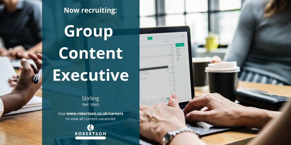 Robertson has a great opportunity for a Group Content Executive to join the Marketing department. You will represent Robertson, primarily in the written form, to internal and external audiences via digital and print collateral. For more information, visit careers-robertson.icims.com/jobs/3943/grou…