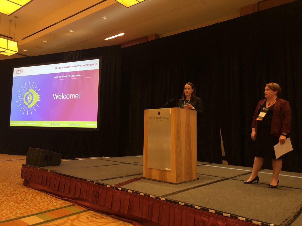marinahare's tweet photo. An awesome kickoff to what’s sure to be an amazing conference. Major applause for these rockstar co-chairs! #LMANE18 @LMANortheast https://t.co/ioBLXKH2NW
