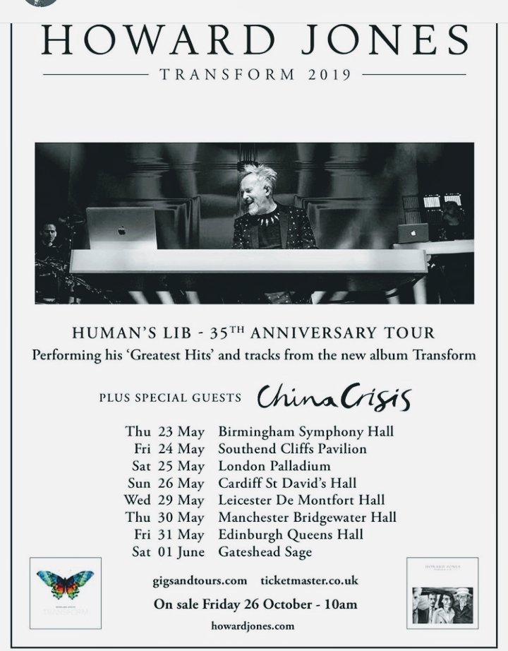 KnappsterKnapp's tweet photo. @howardjones @demontforthall whoop whoop so excited tickets purchased #howardjones remember the original tour #80s https://t.co/hTDfvv0QEj