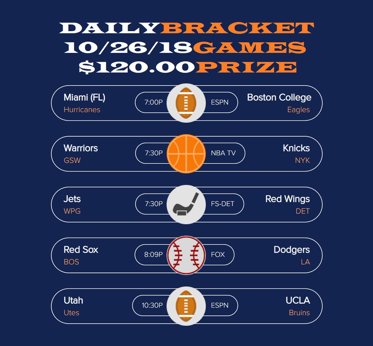 Daily Bracket tweet media