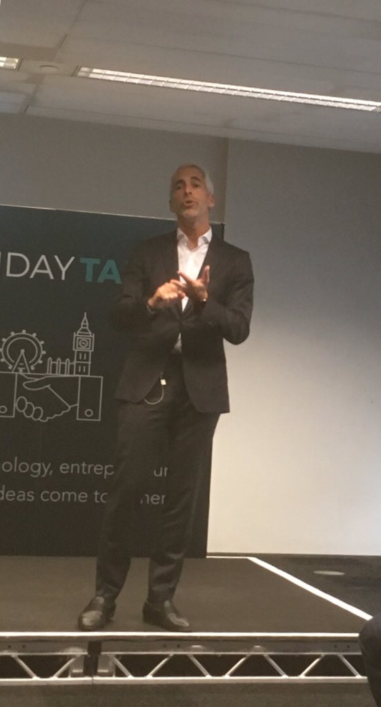 TechLondonAdv's tweet image. Our founder @RussShaw1 speaks at #TechDayTalks #TechDayLondon - discussing the Road to One Million and how to grow the UK’s tech sector @oldbilingsgate