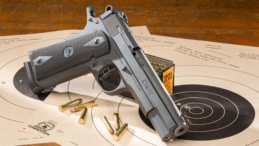 NRA_Rifleman's tweet photo. American Rifleman's Dope Bag Staff recently noted that the @ArmscorRIA "XT 22 Magnum offers the benefits of the M1911 design without many of its drawbacks." From the pages of American RIfleman β https://t.co/RVEysdVgd6 β #m1911 #shooting #gun #handgun #XT22 #rimfire #magnumpistol https://t.co/4tD2B8GoAr