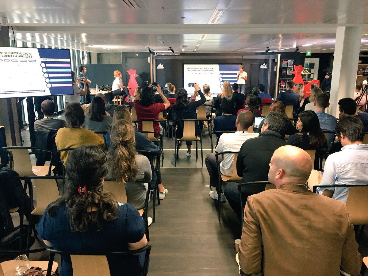 adil_gherib's tweet photo. amazing pitch at @techfugees Summit 2018 - #TechfugeesSummit https://t.co/mWGDvxrRMG