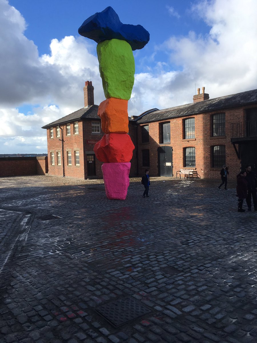 Jane_Sillis's tweet photo. #LB2018 Ugo Rondinone's Liverpool Mountain commissioned by the Liverpool Biennial https://t.co/pccn2NRXP8