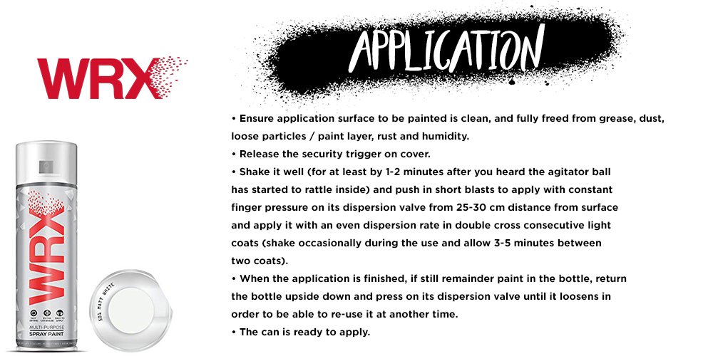 Follow these simple steps for a smooth, successful spray-paint experience. Adapt them depending on the size and surface of your project. #SimplyItWRX