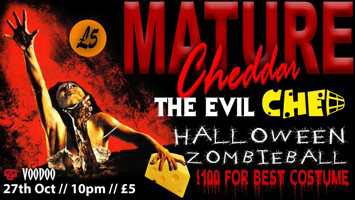 Night of the living ched!! Our Halloween spooktacular zombie ball is back tomorrow night in <a href="/Voodoo_Belfast/">Voodoo Belfast</a> £100 cash for best costume!!
