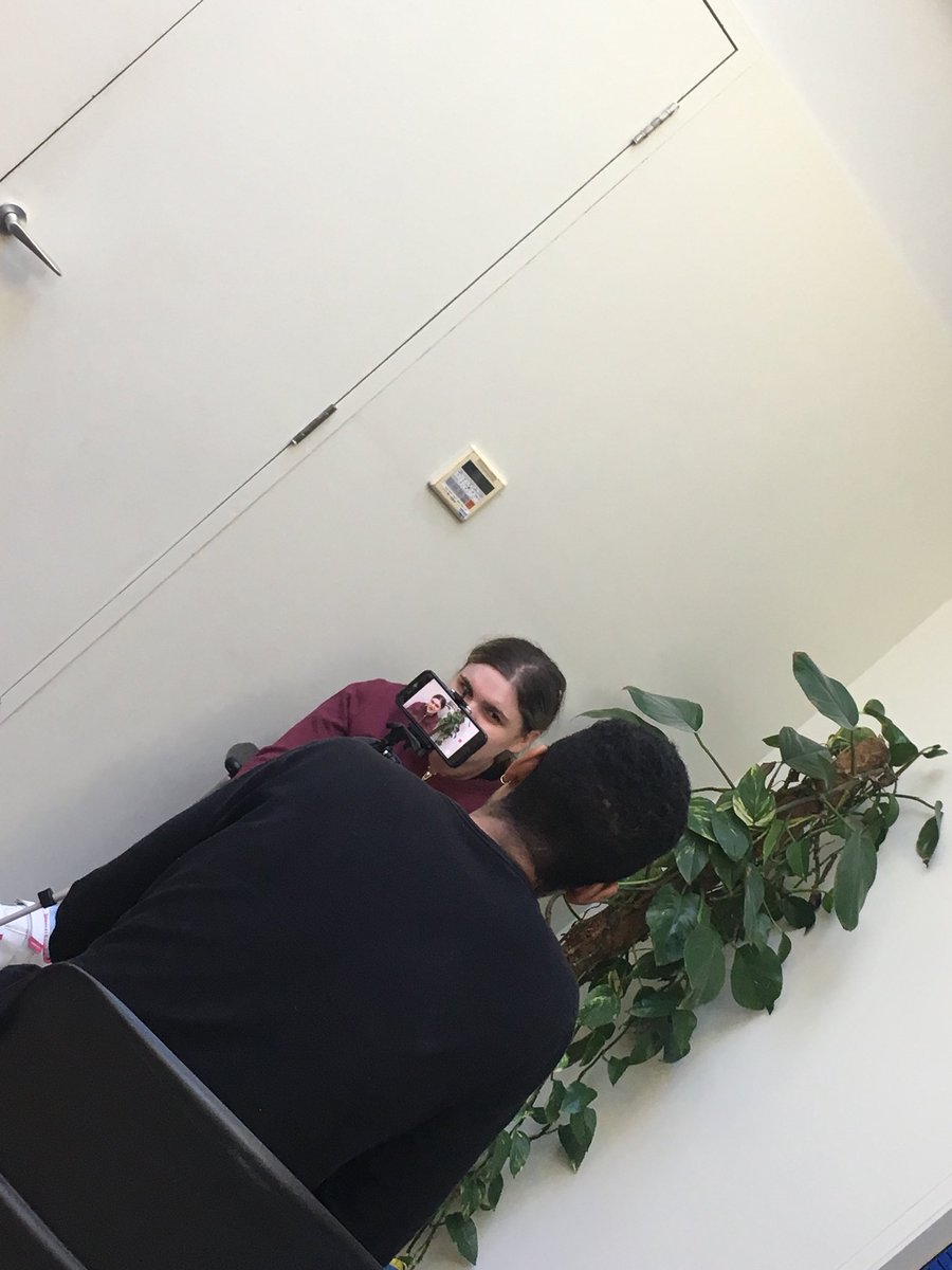 Emjones1123's tweet photo. @Nicole17lol getting interviewed @bycLIVE https://t.co/EOC4zyila8