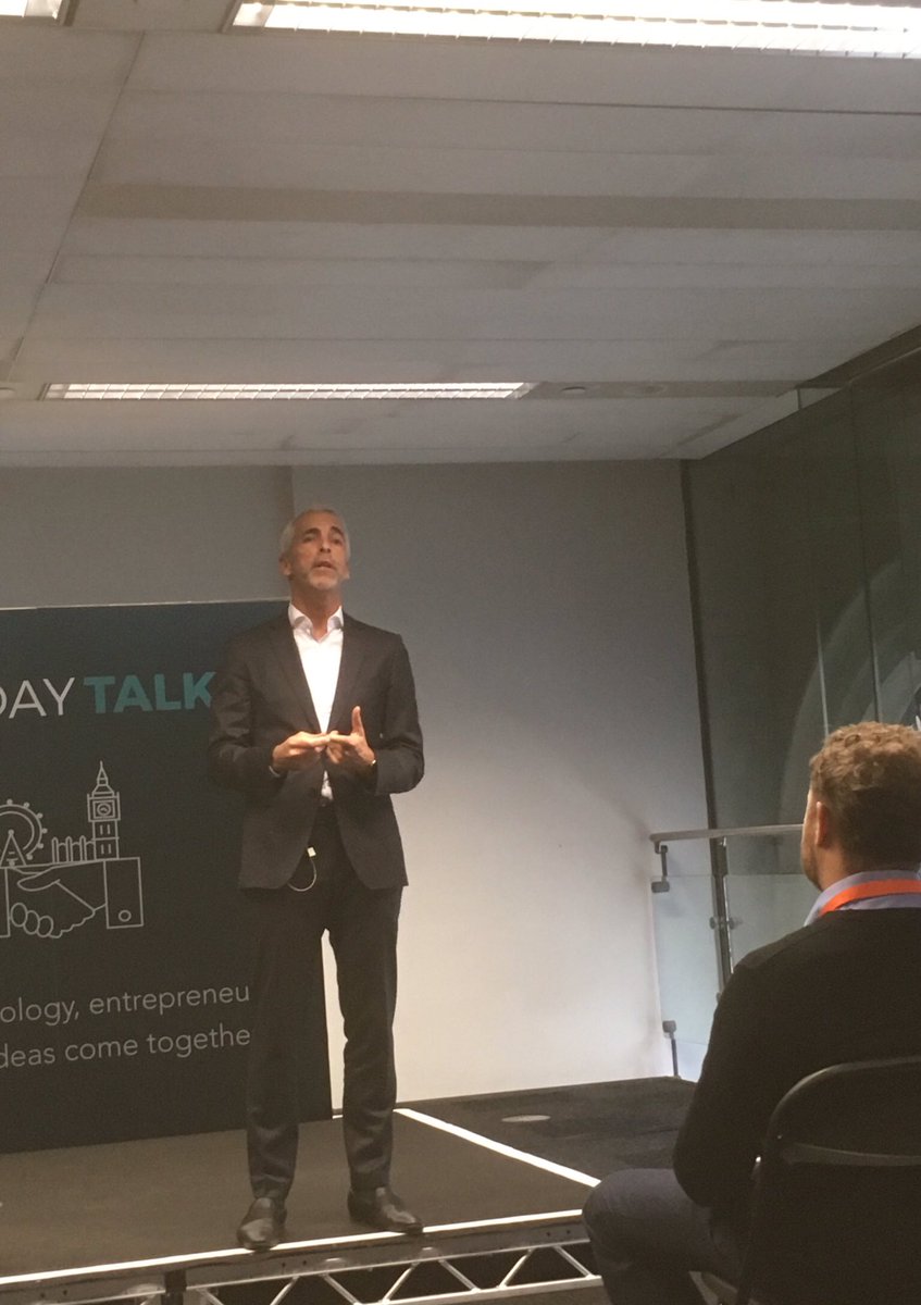 TechLondonAdv's tweet image. “London needs a new tech job every 3 minutes to reach 1 million tech jobs by 2023” @RussShaw1 speaking at #TechDayTalks #TechDayLondon