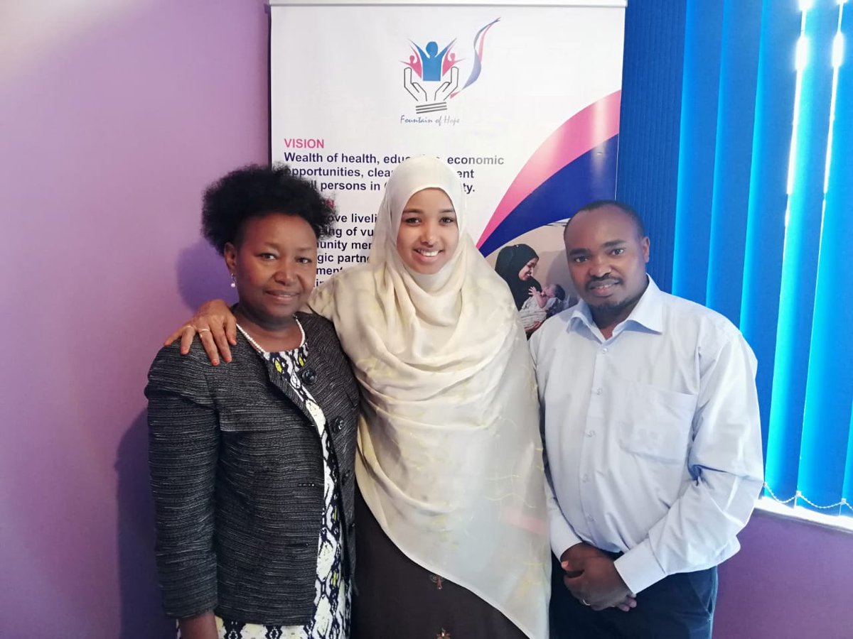 macaanow3's tweet photo. GSA County Firstlady Hon Fardowsa OsmanHeld a meeting with CEO Lifeskills Promoters Mrs Emma Wachira and Mr. George Thuku of I Choose Life Africa. We discussed possible partnerships on youth empowerment, health and Early Childhood Development (ECD)@FLGarissa @AwDoll https://t.co/tvWxK0FlSC