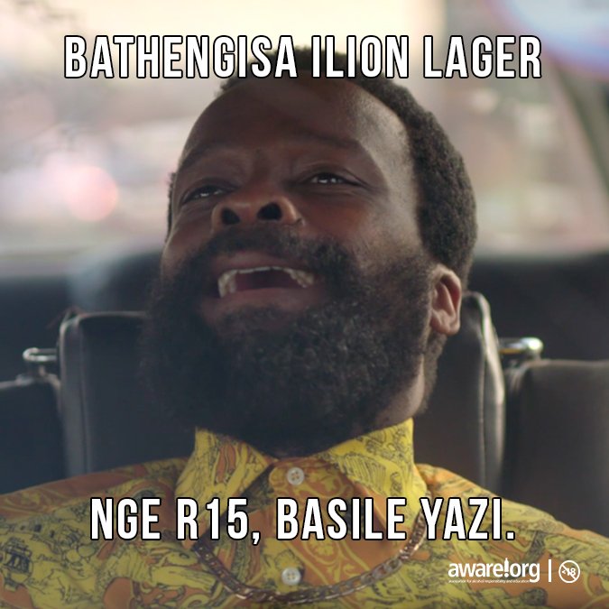 Eh skeem, they shouldn’t lie to you. iLion Lager ihambo ngo R10 skhokho. #iLobolaNgeBhubesi