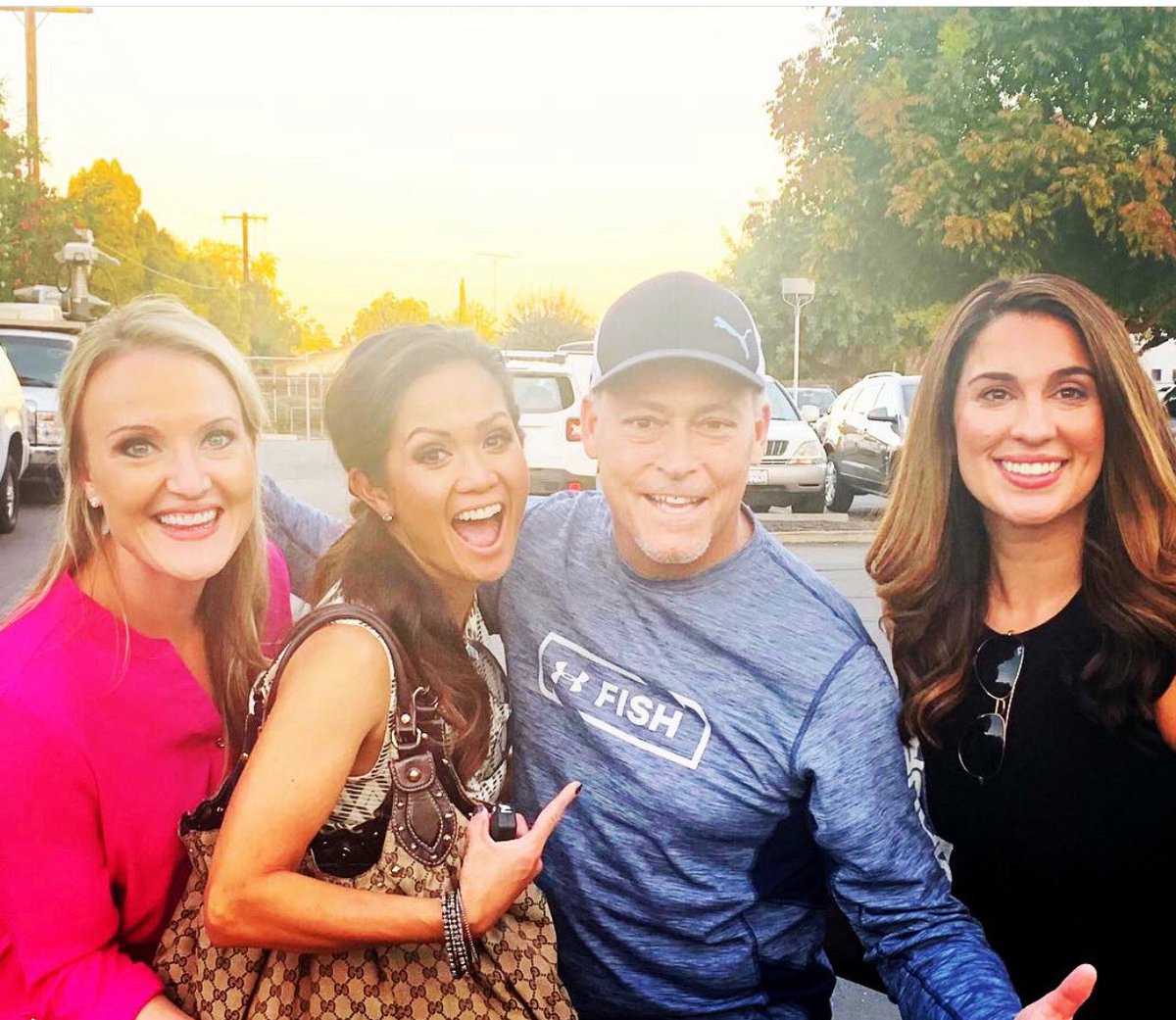 maefesaitv's tweet photo. @garygelfand surprise visit makes our day. It would not be a @FOX40 get together without him! He’s doing well and is looking forward to coming back soon. We can’t wait! https://t.co/vrogSQtAkh