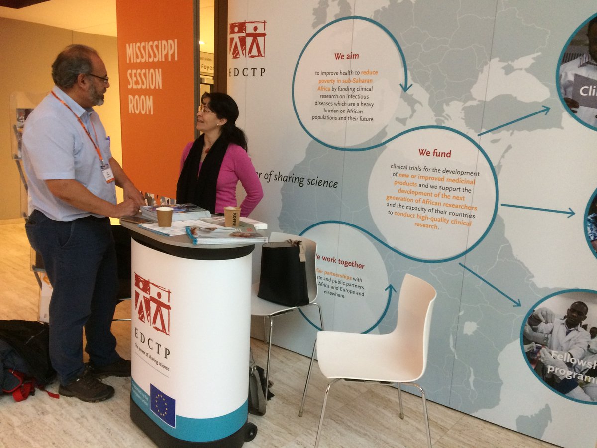 EDCTP's tweet photo. Join EDCTP in booth #43 at the 49th Union World Conference on Lung Health #UnionConf Photo: Dr Montserrat Blázquez (EDCTP Project Officer). Several EDCTP staff attend the Union meeting; EDCTP co-sponsored the #TBScience2018 preconference event https://t.co/Z4MfWPcQJb https://t.co/822HXWvVjc