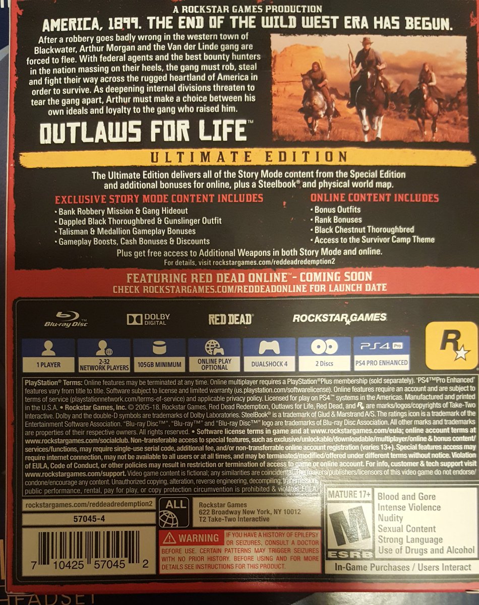 Holaacchillin's tweet photo. #RedDeadRedemption2 Ultimate Edition feels special when you open it. Expectations have been exceeded!
#packagingiseverything #RDR2 https://t.co/3KcQ1clPBl