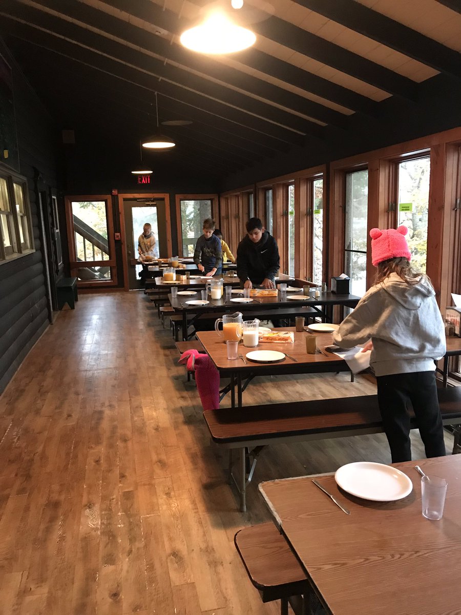 MrsAShearer's tweet image. Good morning from @CampEdwardsYMCA! #breakfastsetup #tradition #PennoyerPride