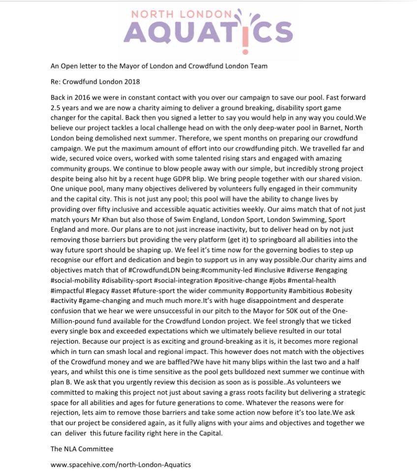 On <a href="/itvlondon/">ITV London</a> later 🤞🏼
#crowdfundldn <a href="/SadiqKhan/">Sadiq Khan</a>  <a href="/MayorofLondon/">Mayor of London, Sadiq Khan</a> 
spacehive.com/north-London-A… 📲💦🥇