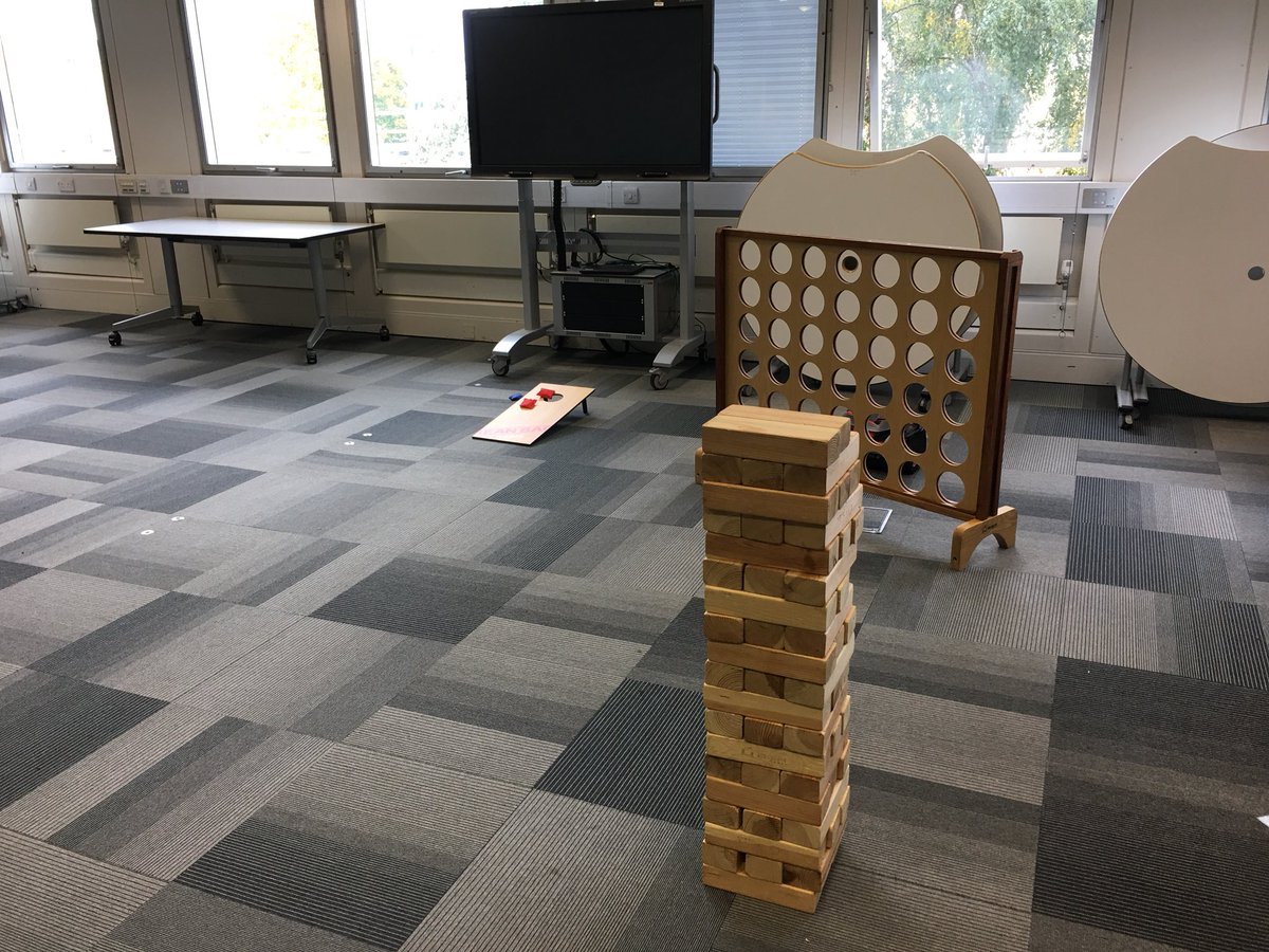 SportShamira's tweet photo. It’s #popupfriyay time again! Join us in the Teaching Grid in the Library between now and 4pm for spike ball, table tennis and much more!
#popupsport #friyay #studyhappyactive #activecampus https://t.co/dIYjeW9HMu