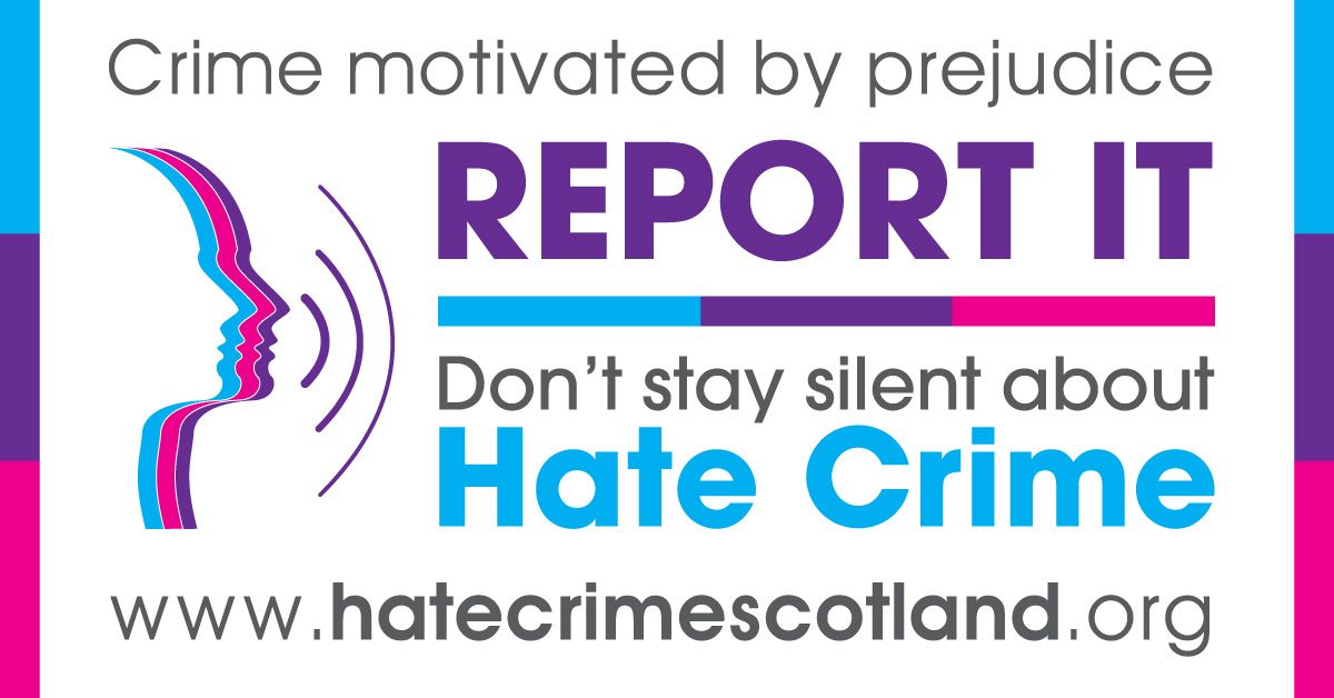You can give as little or as much information as you want when reporting #hatecrime using the online reporting form buff.ly/2RTEEog
