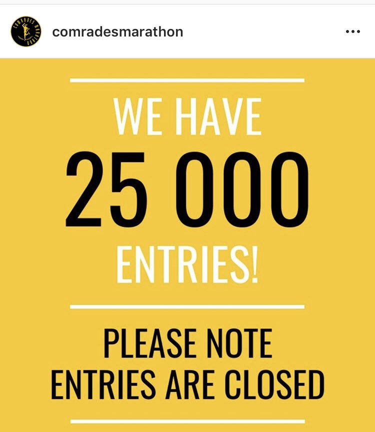 MiaRuns's tweet photo. @ComradesRace congrats on securing a full house for #Comrades2019. Very excited to be part of this world class event😃

@TeamMassmart 
#CreatingChampions https://t.co/VKHZROyvKx