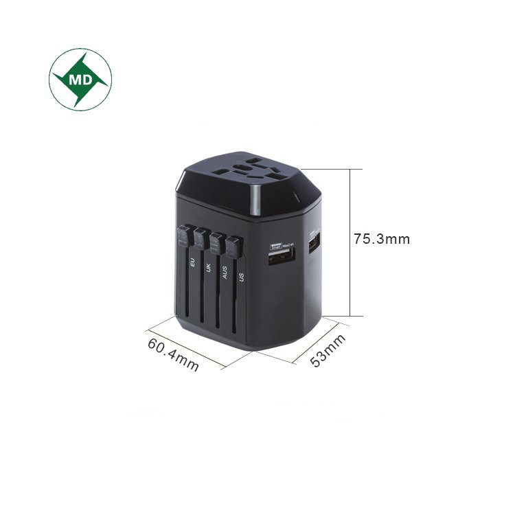 ModiSocket's tweet image. MD169 USB universal power strip
Seat size: L*W*H=60.4*53*75.3 (mm)
Product weight: 132.2g
Rated input: 6.3A/ ac100-240v
Rated output: 6.3A/ ac100-240v /1500W
Output of USB module: single port 5V/ 2.4a
12. The using environment: - 20 ℃ to 40 ℃