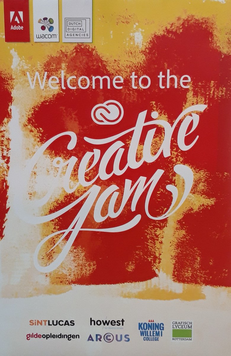 SintLucas's tweet image. Welcome to the Creative Jam @SintLucas!

#AdobeEdu #DDW2018 #howest #KoningWillem1College #GrafischLyceumRotterdam #gildeopleidingen #Arcuscollege #wacom #DutchDigitalAgencies