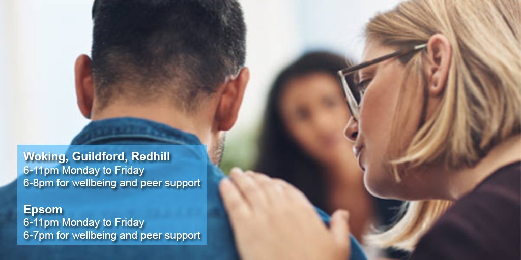 teamepsomewell's tweet photo. RT @sabpNHS: Our Safe Havens in Woking, Guildford, Redhill and Epsom will be operating extended hours from 1st November. If you are in #mentalhealth crisis please visit your nearest Safe Haven for support https://t.co/esbxYUs4rj https://t.co/kulh42vQm2