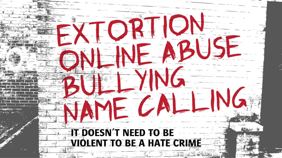 Been the victim of, witnessed or want to report on behalf of someone? Submit a #hatecrime form buff.ly/2RTEEog or call 101