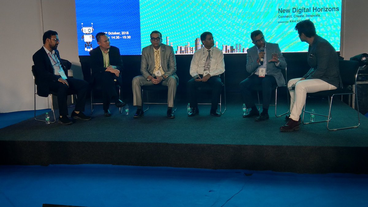 DechUthappa's tweet photo. #5GforReal in conversation with @RajivMakhni @ndtvgadgets @qualcomm_in on a panel addressing questions around how real is 5G in a B2C context. https://t.co/8z6L43jckZ