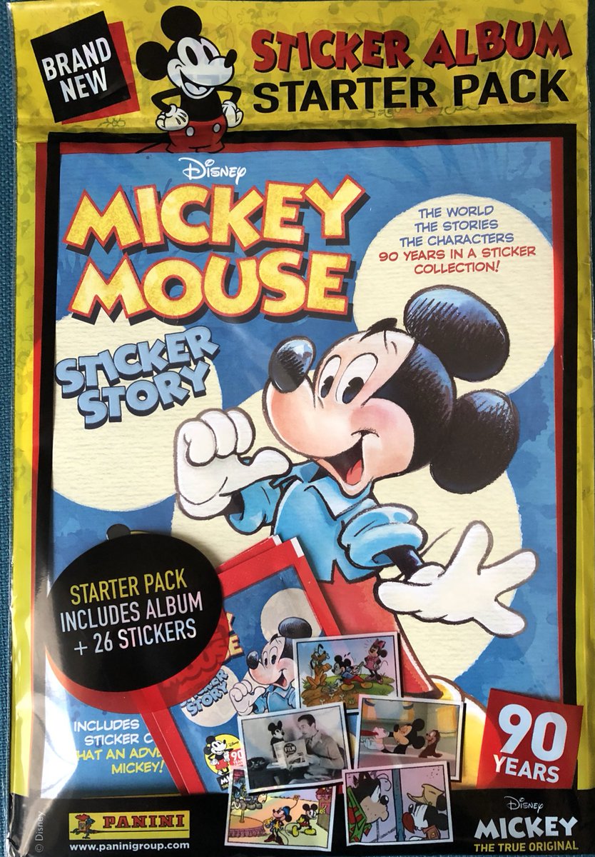 Disney Panini Sticker 144 90 Jahre Micky Maus 