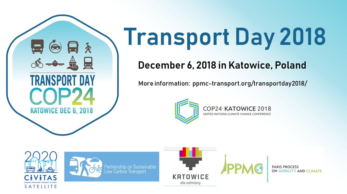 The Transport Day 2018 will highlight the strong role of cities in reducing greenhouse gas emissions and improving air quality by implementing measures in the transport sector. polisnetwork.eu/transport-day-…. Participation is free of charge. #COP24 #WeAreTransport @SLoCaTOfficial