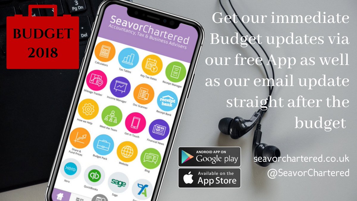 The #Budget is on Monday – our free App will have all the news, stories and reaction from the day via our App Budget Pack – #Budget2018 #accountant #carlisle #cumbria