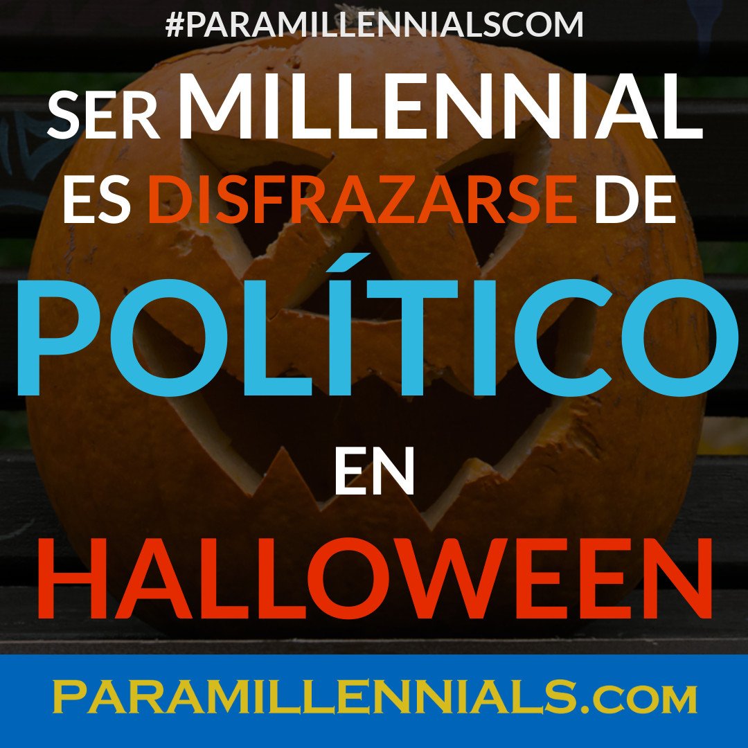 ParaMillennials's tweet photo. SER #MILLENNIAL ES #DISFRAZARSE D #POLÍTICO EN #HALLOWEEN 😎
.
https://t.co/eZa2oUsuhG
.
#PARAMILLENNIALSCOM #millennials #difraz #politica #tech #lavidamoderna #lvm #broncano #davidbroncano #ignatius #queque #LaSer #OhMyLol #LocoMundo #laresistencia #castella #LateMotiv #Andreu https://t.co/ssrsxUDSsN