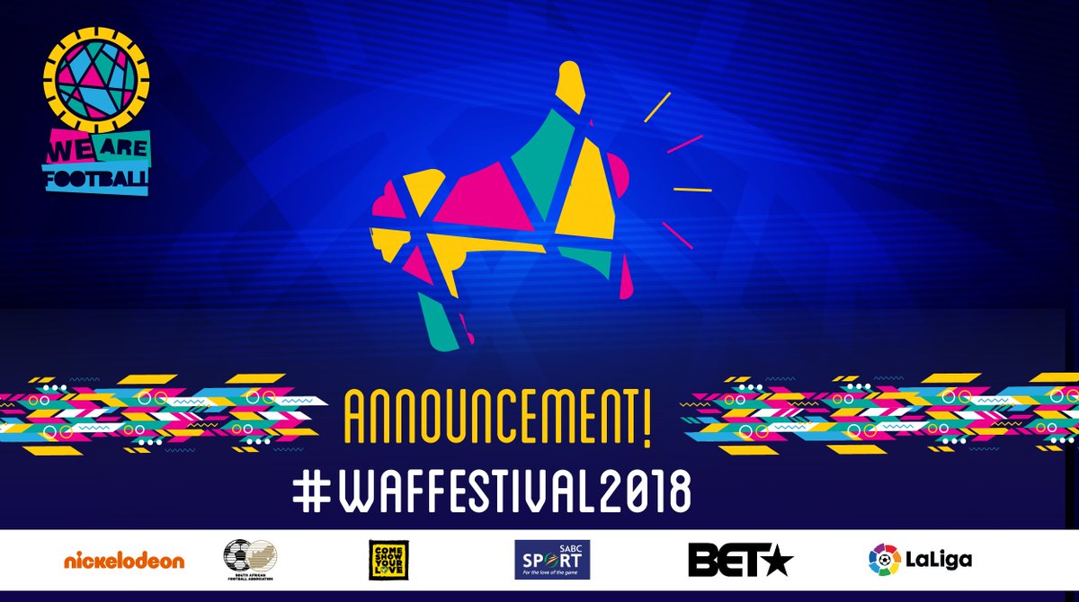 WeAreFootballZA's tweet image. BIG ANNOUNCEMENT: The We Are Football festival is coming to Johannesburg on the 17-18 Nov 2018. This follows a successful 2017 launch at @MMStadium stadium in 2017 #WAFFestival2018 

For more details: bit.ly/2CIWsgO