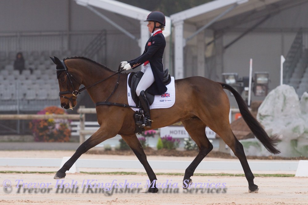 Ros Canter and Zenshera  gointo 2nd place on   after their dressage test <a href="/4EDP_Official/">CCI & CAIO 4* de Pau</a> <a href="/Monarchstables/">Monarch Equestrian</a> <a href="/CharlesOwenHats/">Charles Owen</a> <a href="/LincolnEquest/">Lincoln Equestrian</a> <a href="/HyEquestrian/">HyEquestrian</a> <a href="/MediaHilary/">Manners Media</a>