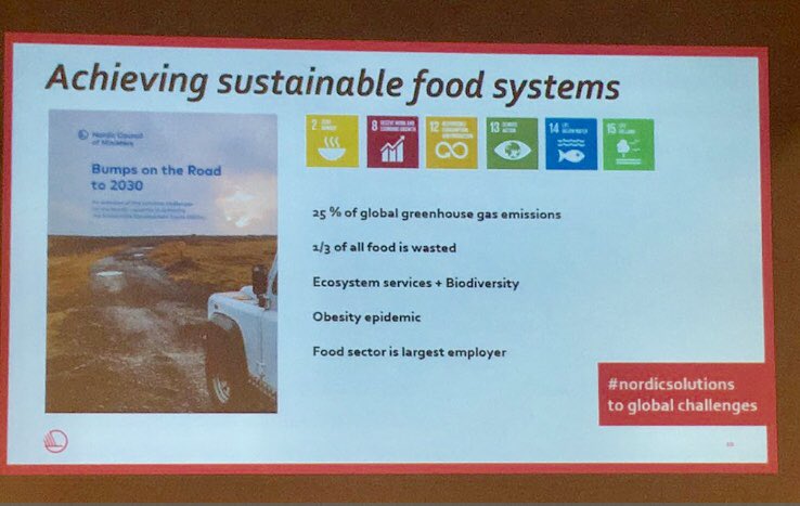 nordicfoodpol's tweet photo. Sharing experiences around using SDGs and a food systems approach as a foundation for shifting diets at #ProteinSummit in Lille. 450 delegates explore ways to shift diets and have policy, business, research and citizens take action for a plant-forward future. #NordicSolutions https://t.co/4y7va9AEnN